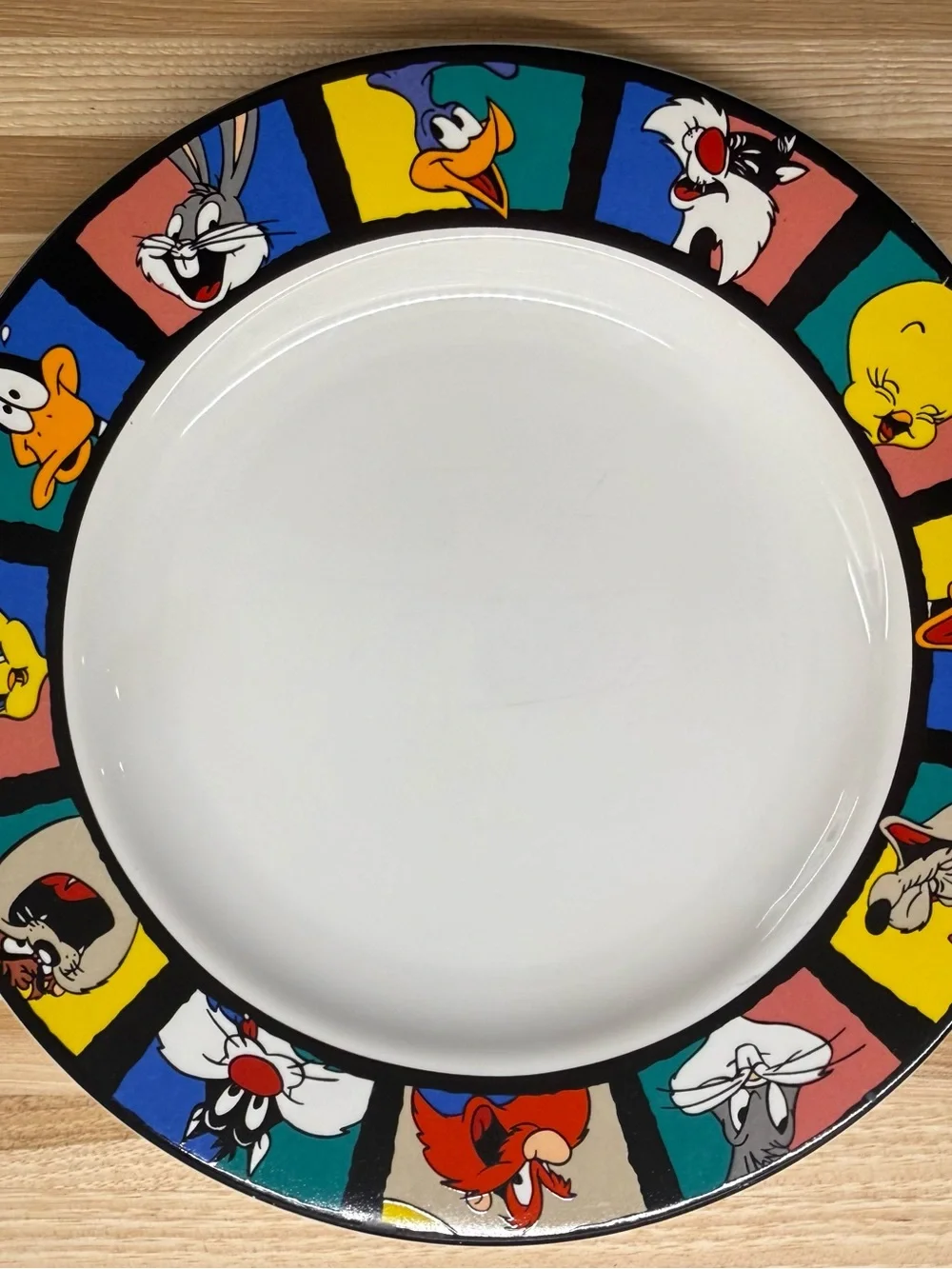 Vintage 90s Looney Tunes Sakura Character Plates Set of 2 Salad Dessert 1994